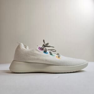 Allbirds Smallbirds Merino Wool Runner Sneakers Size 3 Natural White Wool